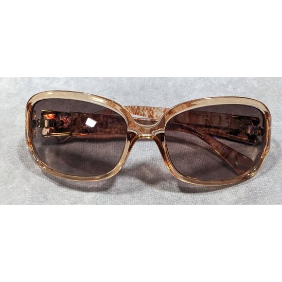 Adrienne Vittadini Translucent Speckled Tan Sunglasses - Picture 2 of 6
